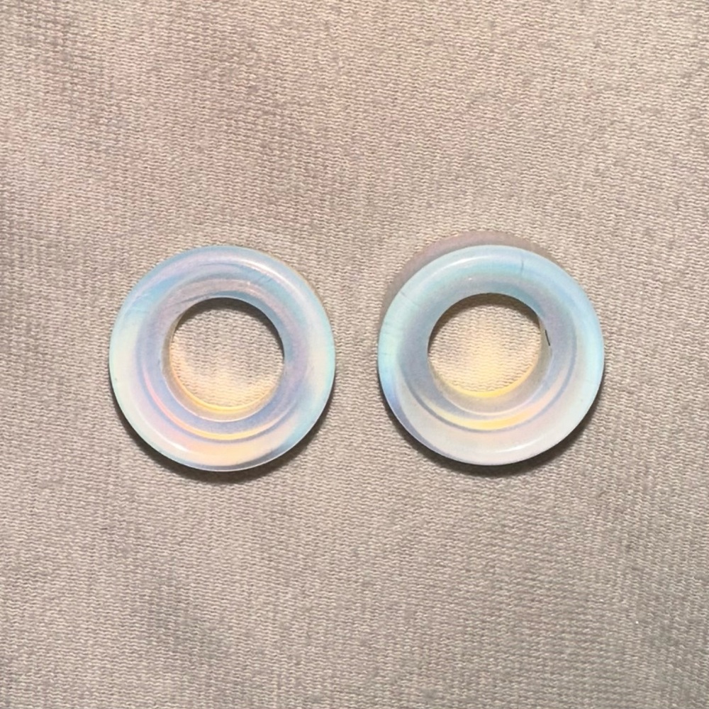 Iridescent Stone 3/4 inch tunnels
